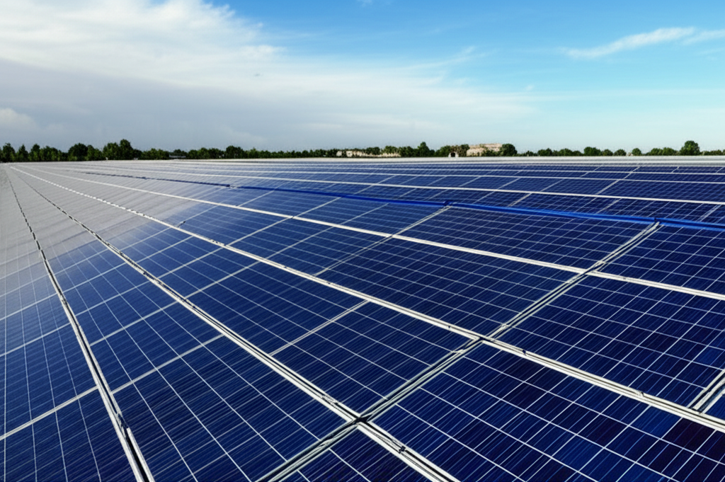 پنل‌های خورشیدی و تجهیزات انرژی تجدیدپذیر
